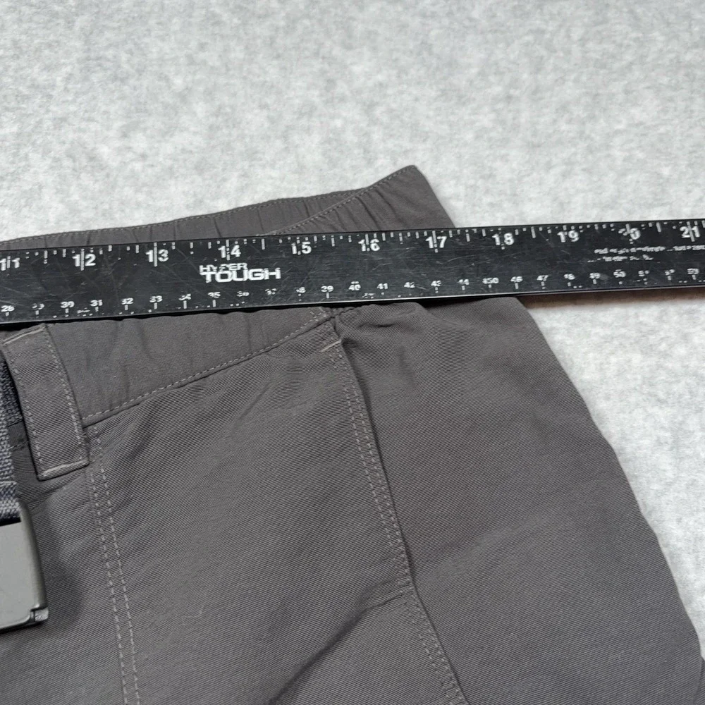 The North Face Pants Mens Large Gray Nylon Hiking Convertible Cargo Zip Off